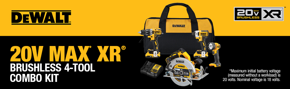 brushless 4 tool combo kit