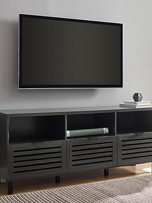 entertainment tv center media console wood tv stand modern walker edison living room tv stand
