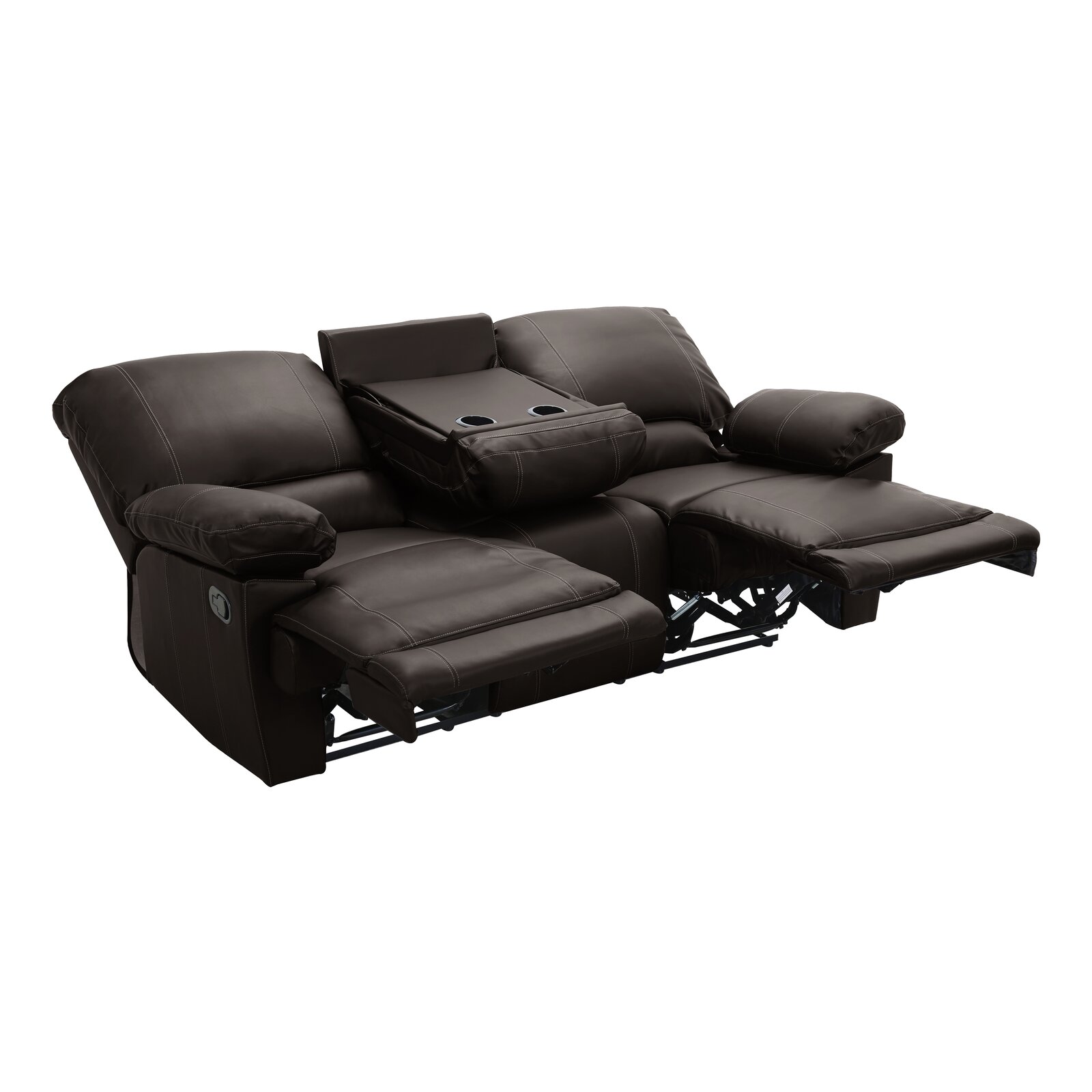 【Furniture】Edgar 81'' Vegan Leather Sofa