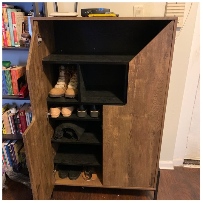 【Furniture】18 Pair Shoe Storage Cabinet