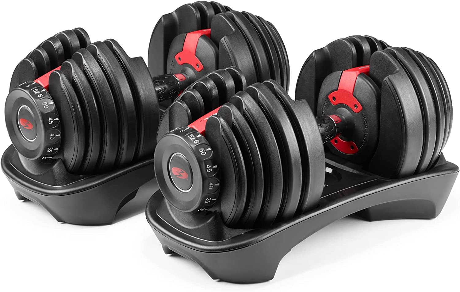 Bowflex SelectTech 552 Adjustable Dumbbells (Pair) and Stand Bundle