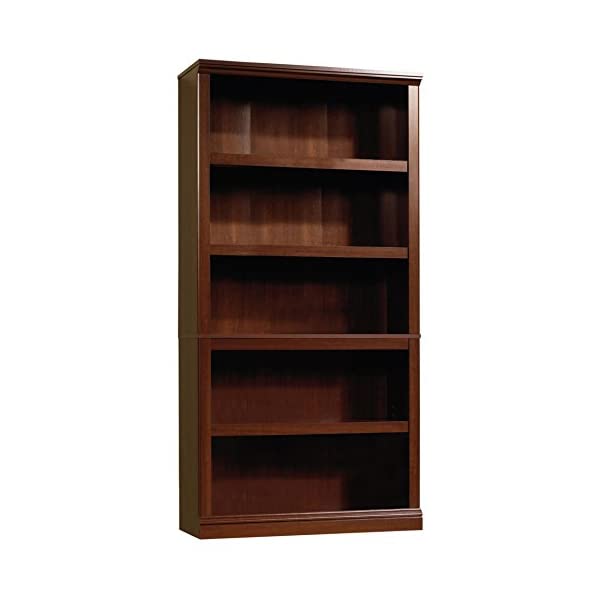 Sauder Select Collection 5-Shelf Bookcase, Washington Cherry finish Washington Cherry Finish Bookcase