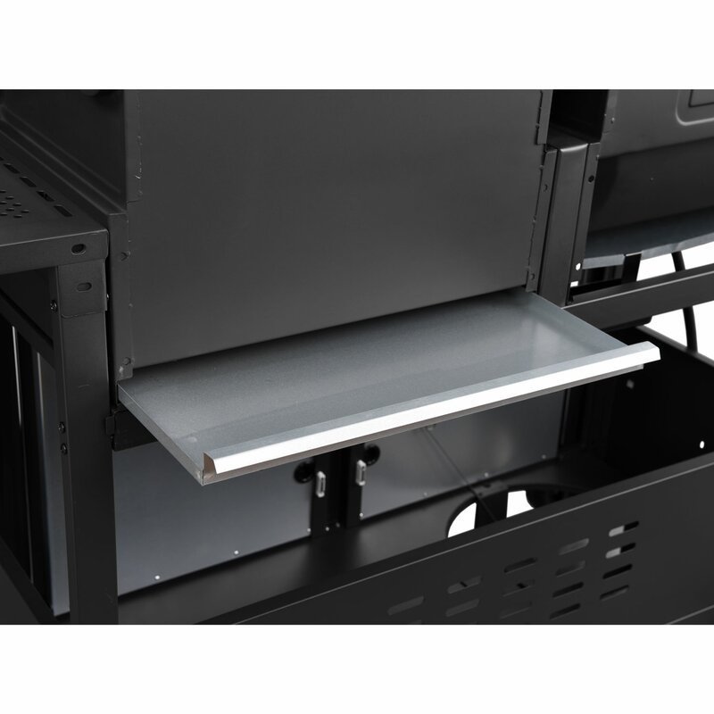 Burner Freestanding Liquid Propane 25500 BTU Gas & Charcoal Grill