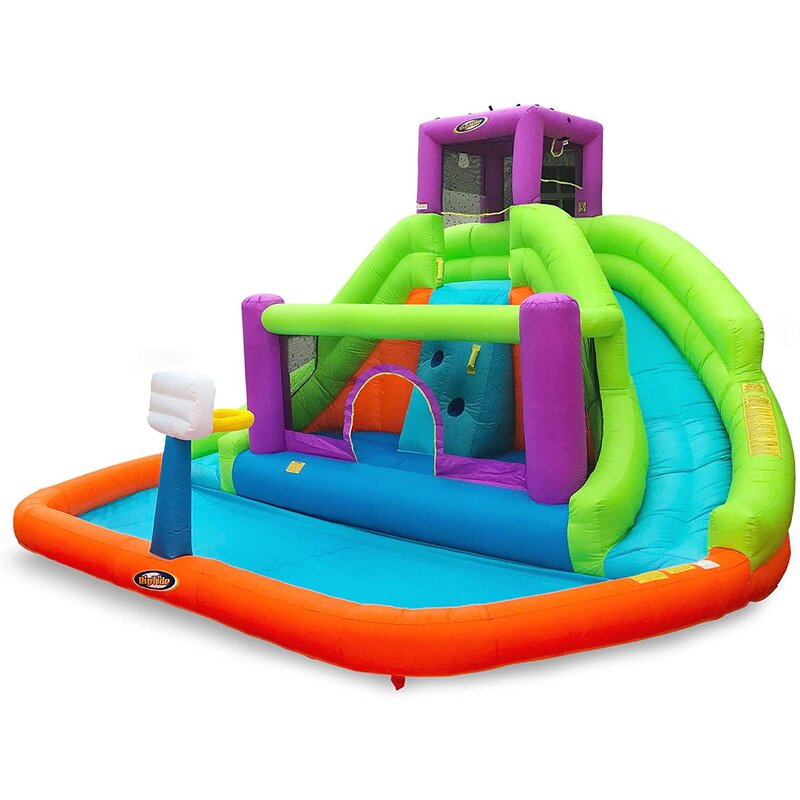 11.7' x 14' Inflatable Water Slide with Air Blower