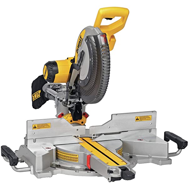DEWALT 12-Inch Miter Saw, 15-Amp, Single Bevel, Compound (DWS715) 12