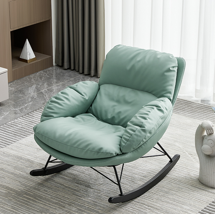 Lazy sofa rocking chair balcony home leisure living room small apartment bedroom single light luxury recliner rocking chair
