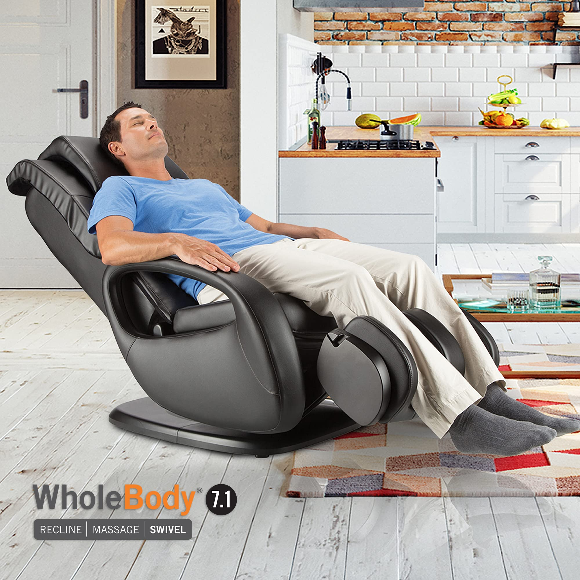 【Furniture】Human Touch WholeBody 7.1 Living Room Recliner Massage Chair