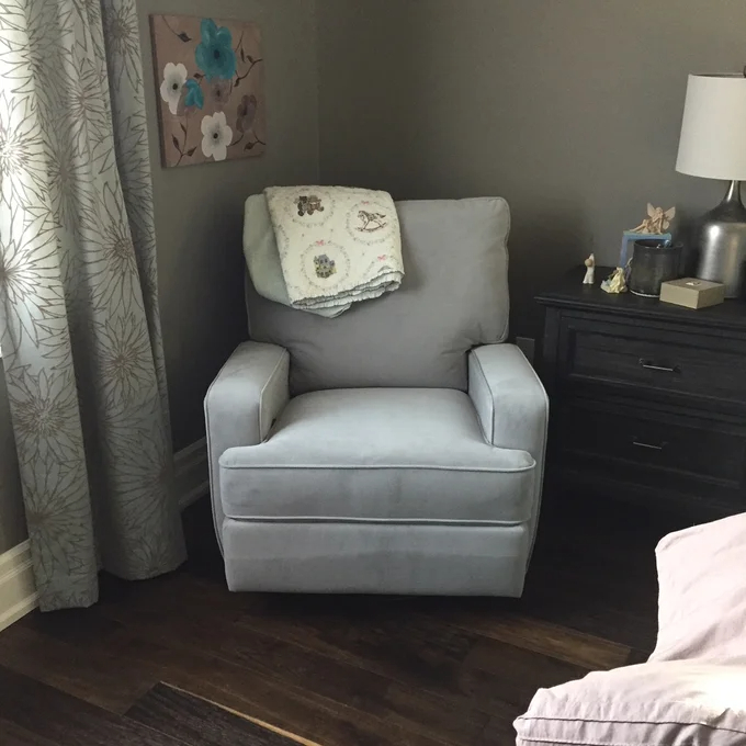 【Furniture】Abingdon Swivel Reclining Glider Nursery Chair