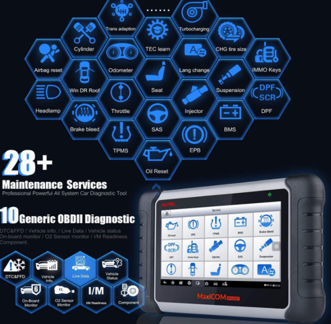Autel MaxiCOM MK808BT Car Diagnostic Scan Tool
