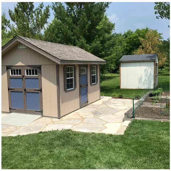 【Storage shed】10 ft. W x 14 ft. D Storage Shed