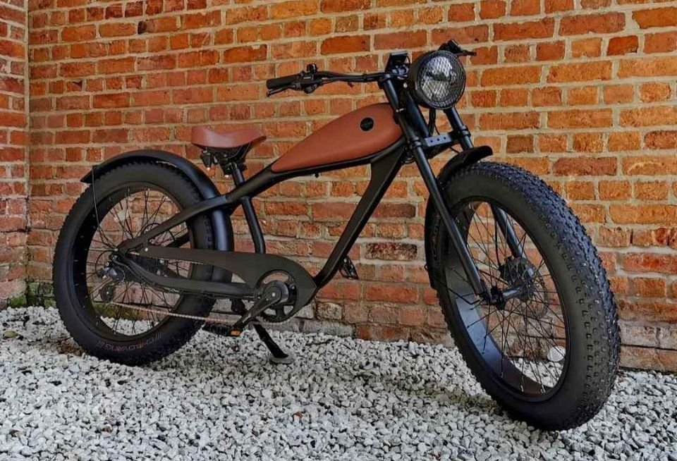 750w Fat Tyre Classic Bobber Cafe Racer ebike