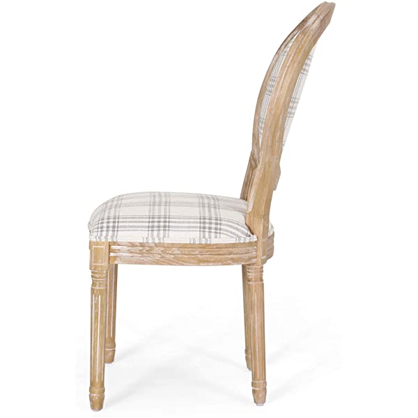Christopher Knight Home Phinnaeus Beige Fabric Dining Chair (Set of 2), 2-Pcs Set Beige 2-Pcs Set