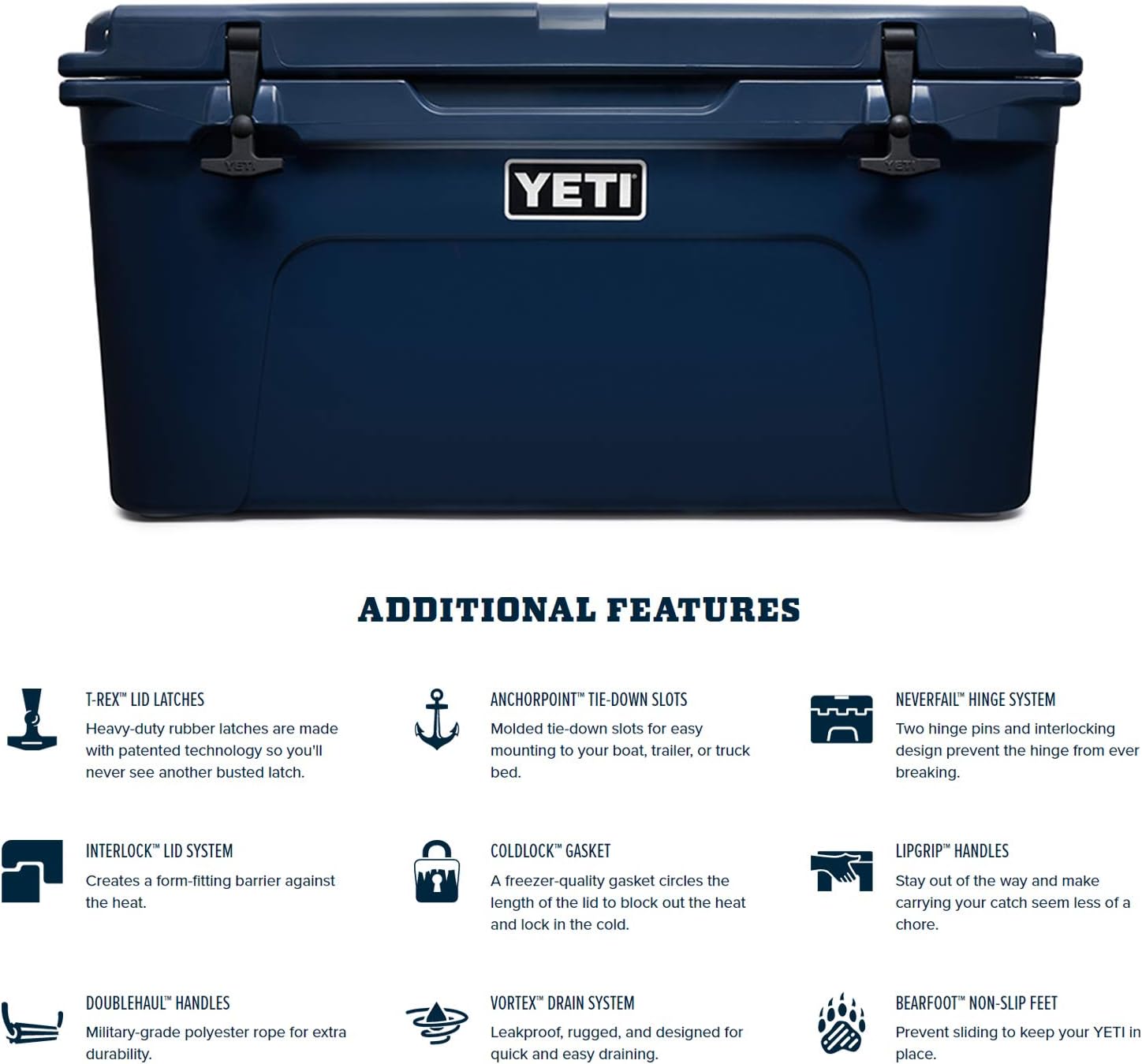 YT Tundra Haul Portable Wheeled 65 Cooler