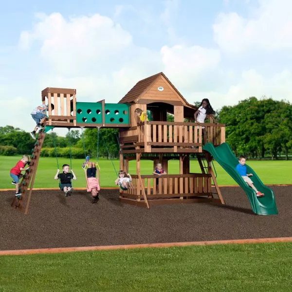 WOODRIDGE ELITE Full cedar swing set
