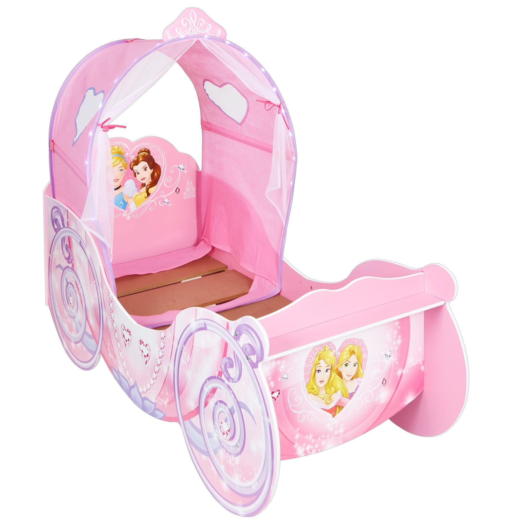 【Furniture】Princess Carriage Kids Toddler Bed by HelloHome, Pink, 160x87.5x136 cm