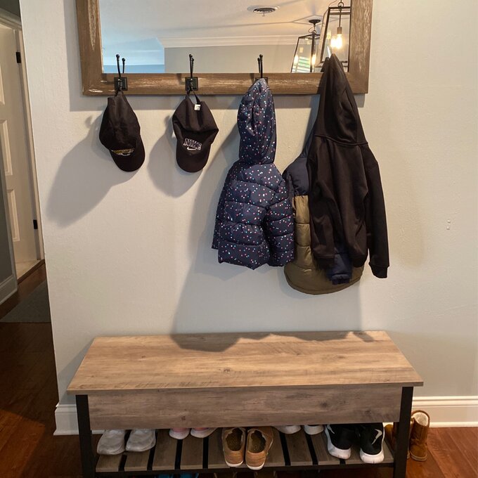 【Furniture】Ochlocknee Flip Top Storage Bench