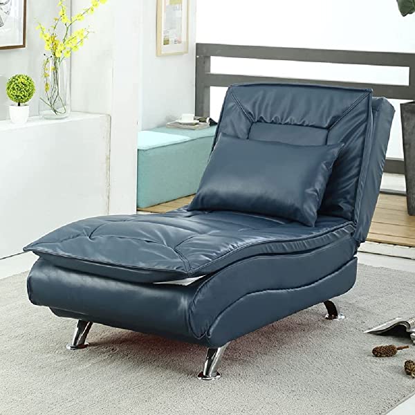 This is a Sofa of Technical Fabric, Soft and Comfortable Couch Suitable for Office Casual Placement Azure Blue