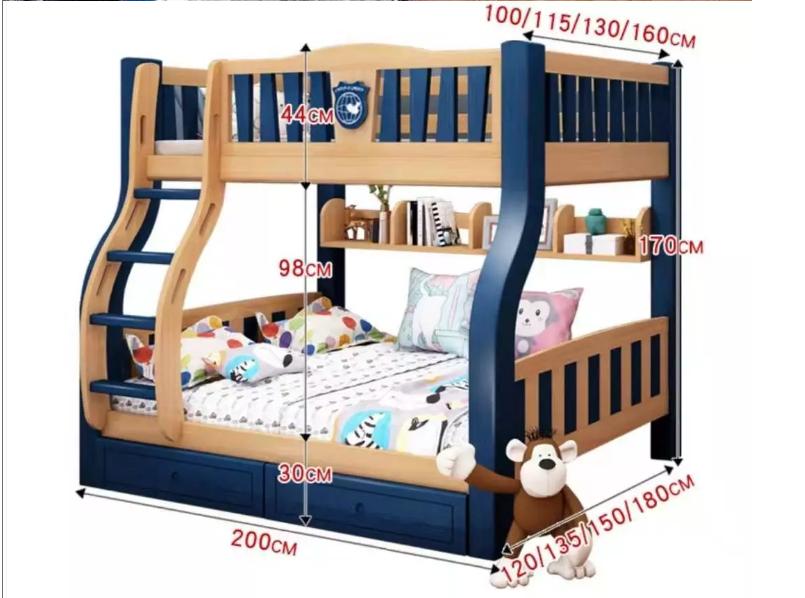 Twin Full Twin double over double Bunk Beds for Kids adult with Ladder.