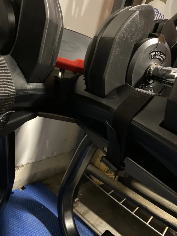 Bowflex SelectTech 1090 adjustable dumbbells (pair) with dumbbell stand