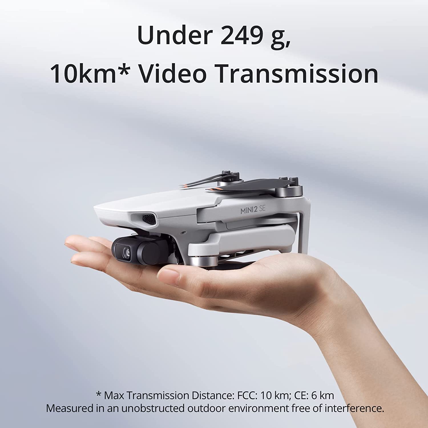 DJI Mini 2 SE, a thin and light foldable mini camera drone