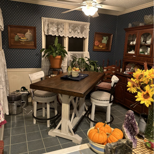 【Furniture】Roesler 4 - Person Counter Height Dining Set