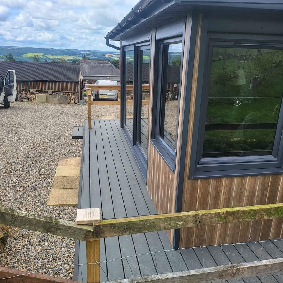 Plastic clad garden room Garden office Garden gym Garden bar