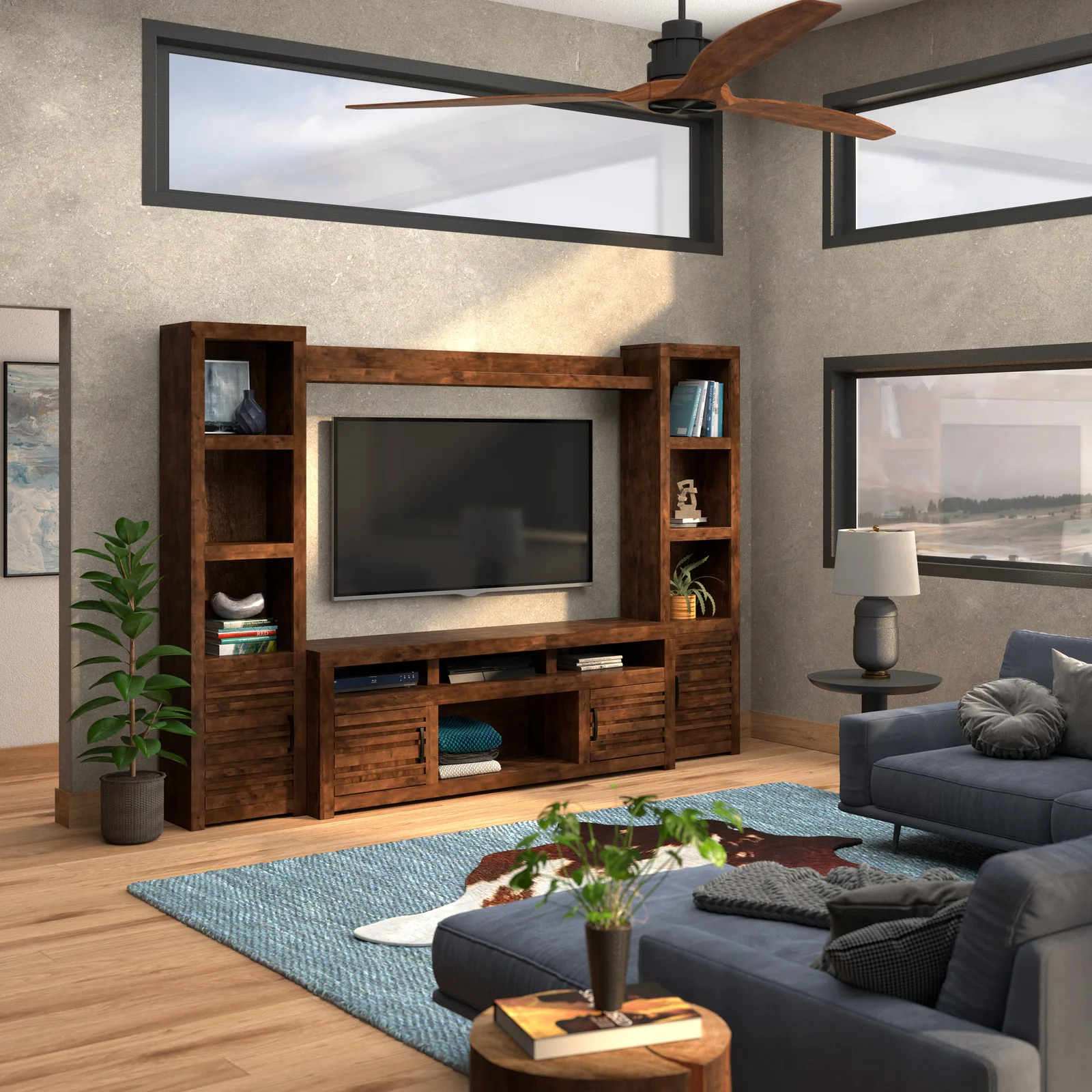 【Furniture】Maddie Entertainment Center for TVs up to 75