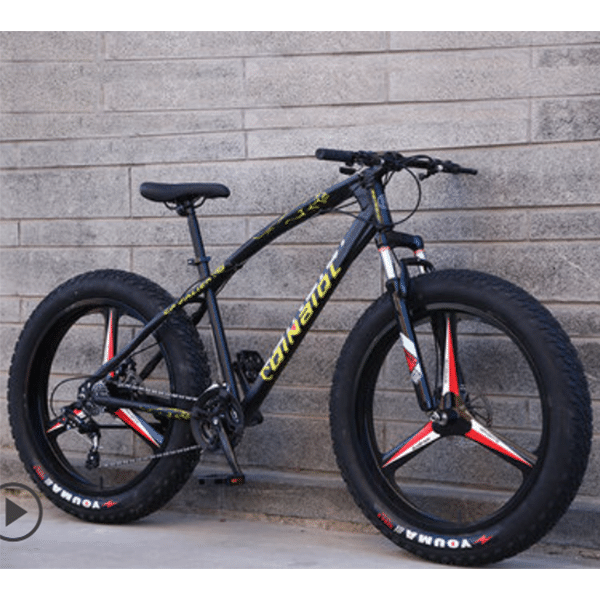 Youma off-road bicycle beach snowmobile 4.0 ultra-wide tire mountain bike male and female students variable speed