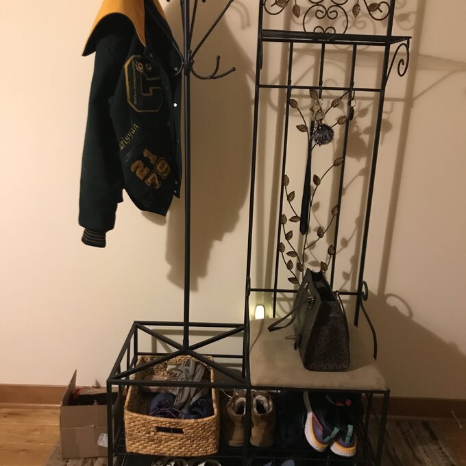 【Furniture】Clift 36.25'' Wide Hall Tree with Shoe Storage