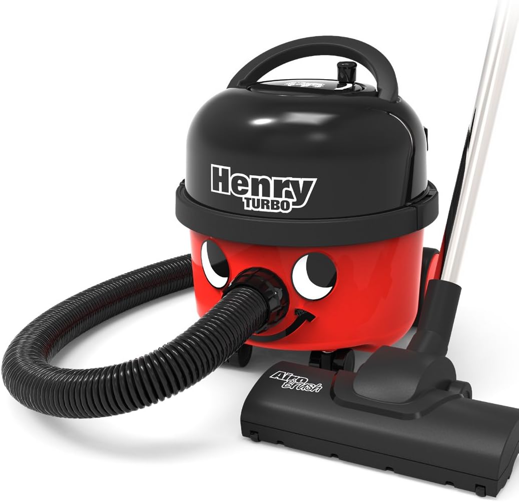 Vacuum Cleaner with AiroBrush Turbo Head and Microfresh Filtration System, 620 W, RedBlack
