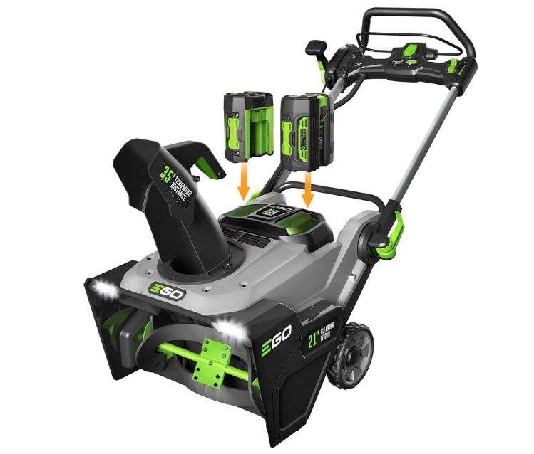 21 Ego Snow blower, Throwing Distance up to 35'