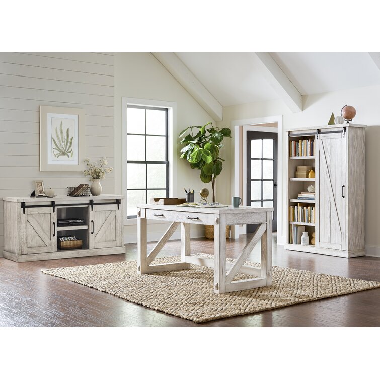 【Furniture】Anse Solid Wood Configurable Rectangular Writing Desk Office Set