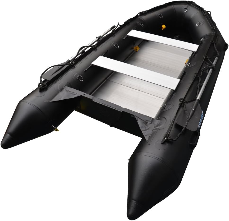 BRIS 1.2mm PVC 12.5 ft Inflatable Boat Inflatable Fish Hunter & Person Inflatable Raft Boat