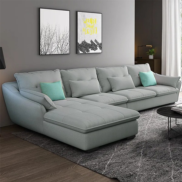 Reversible Sectional Sofa Couch Set L