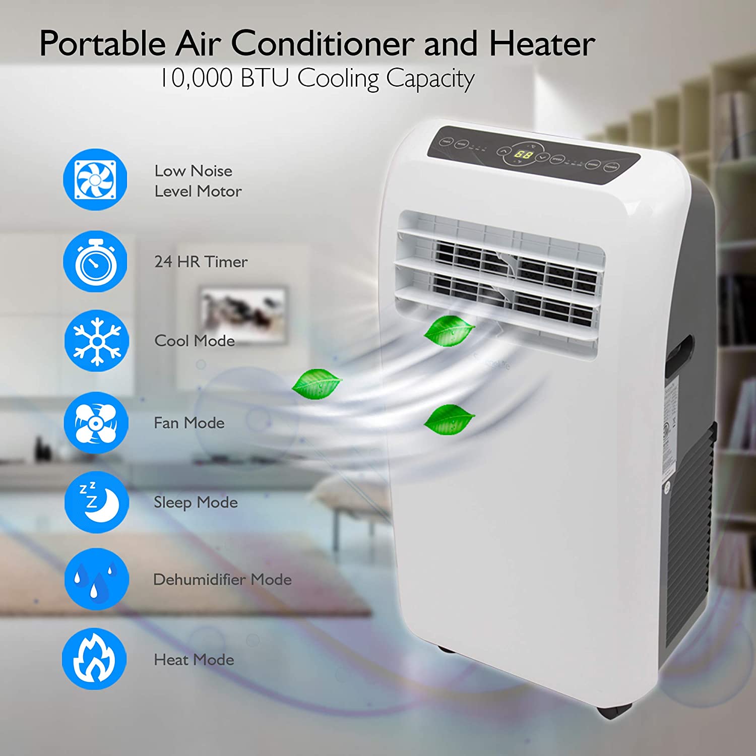 SereneLife SLACHT108 Portable Air Conditioner