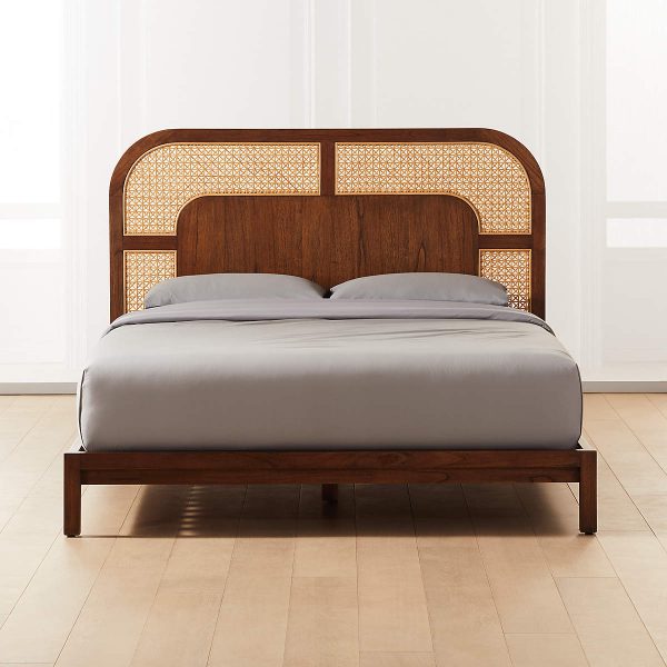 NADI CANE QUEEN BED (MATTRESS SOLD SEPARATELY)