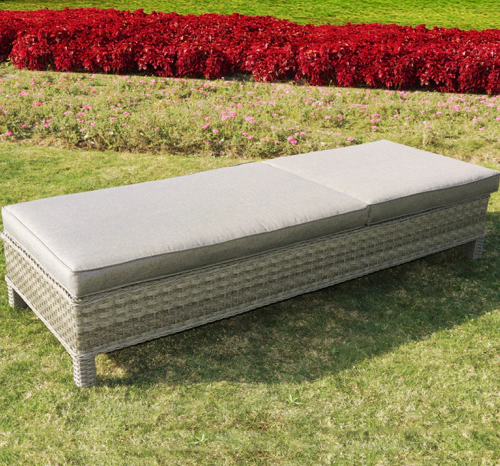 Bali - Sun Lounger & Table (Grey)