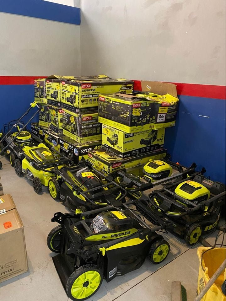 RYOBI 20 in. 40-Volt 6.0 Ah Lithium-Ion Battery Brushless Cordless Walk Mower with Charger Included