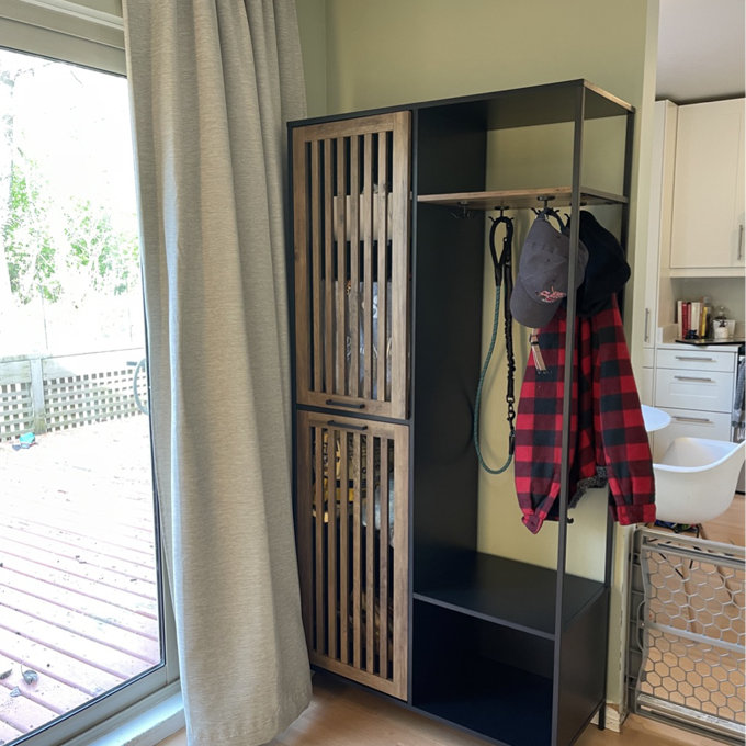 【Furniture】Mcquillen 36'' Wide Hall Tree with Shoe Storage