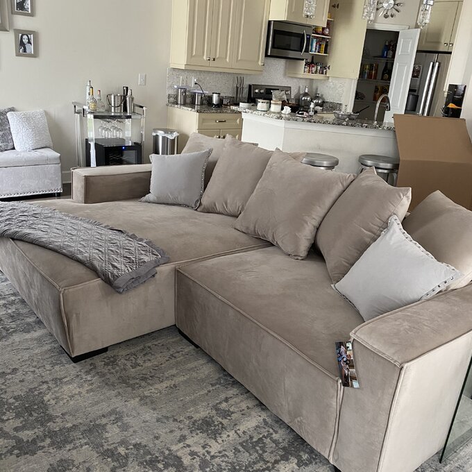 【Furniture】Madison 2 - Piece Upholstered Chaise Sectional