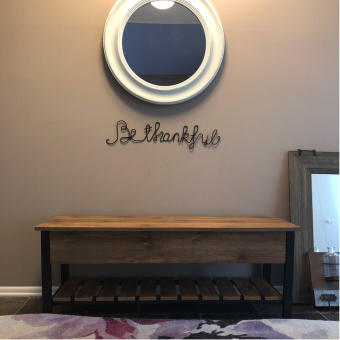【Furniture】Ochlocknee Flip Top Storage Bench