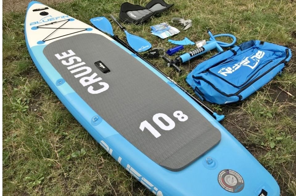 Bluefin SUP Inflatable Stand Up Paddle Board 6” Thick Kayak Conversion Kit All Accessories