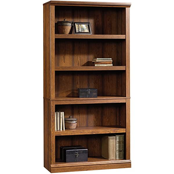 Sauder Select Collection 5-Shelf Bookcase, Washington Cherry finish Washington Cherry Finish Bookcase