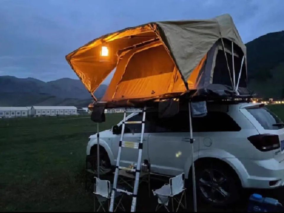 Portable roof tent, outdoor garden camping equipment