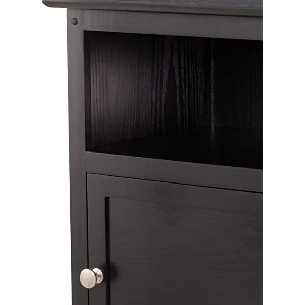 Winsome Wood Henry Accent Table Black 19 inches
