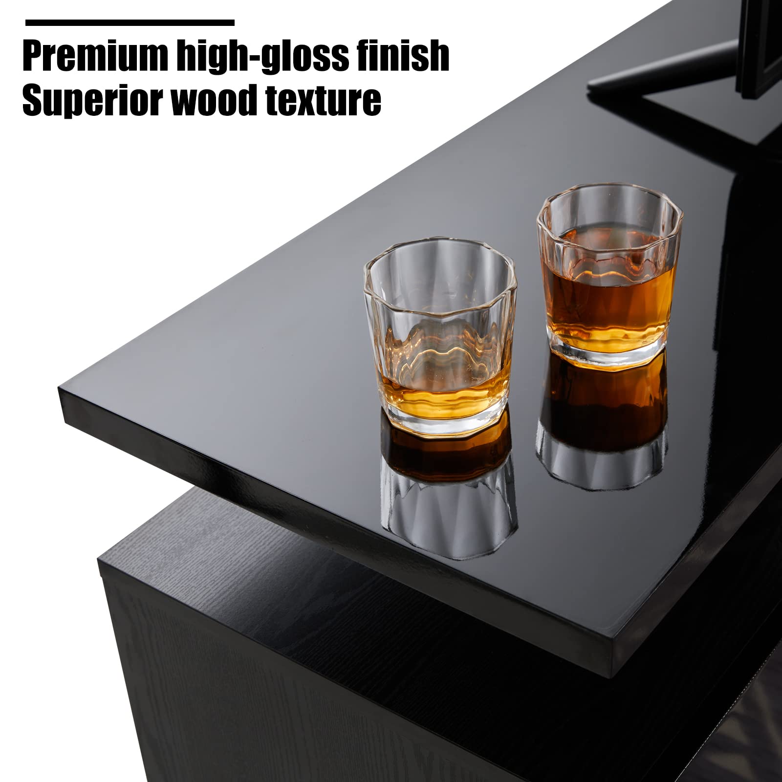 【Furniture】Fireplace TV Stand with 36
