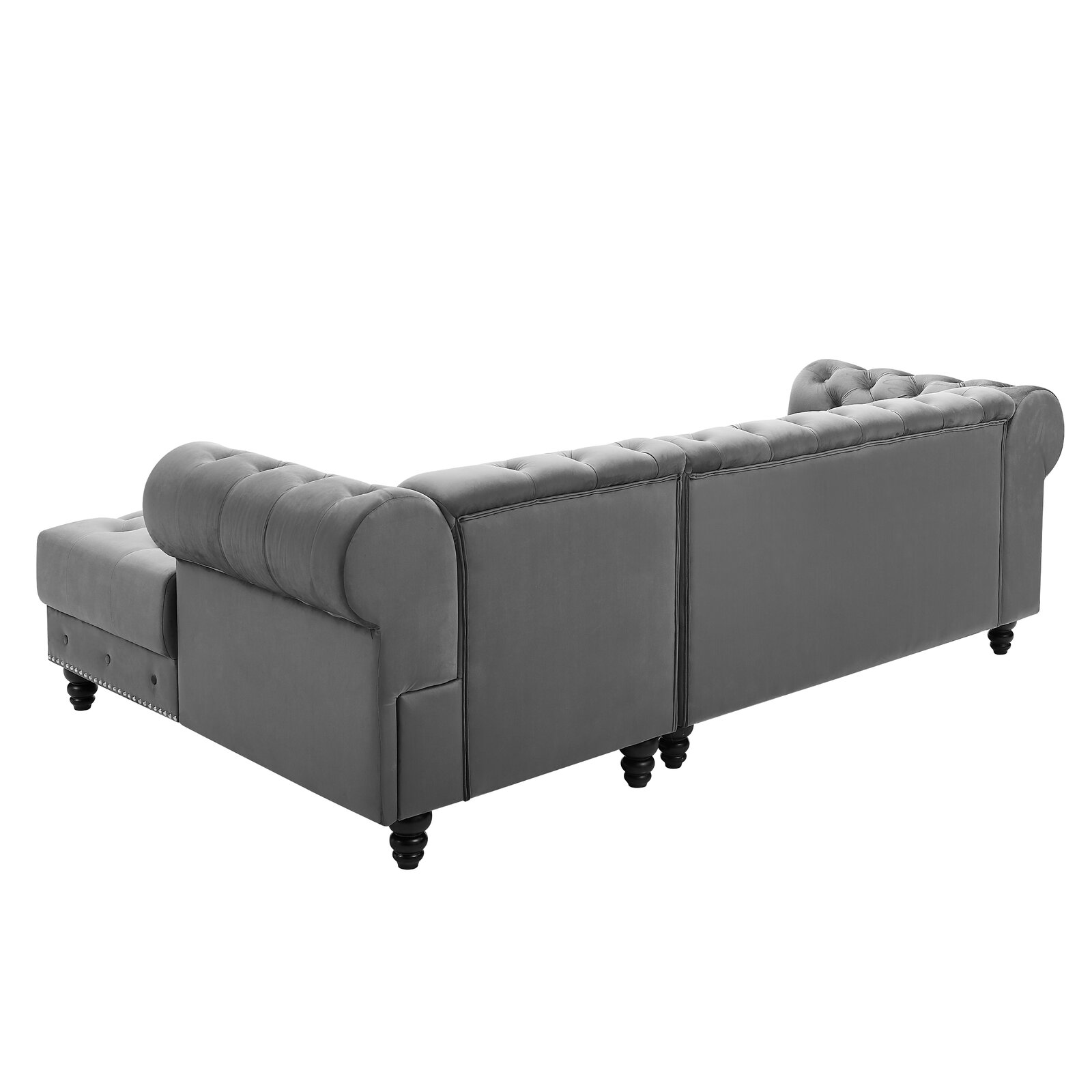 【Furniture】Lora 2 - Piece Upholstered Chaise Sectional