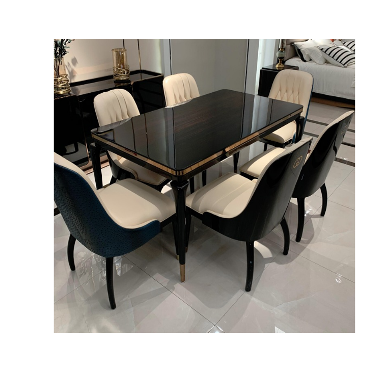 solid wood rectangular dining table