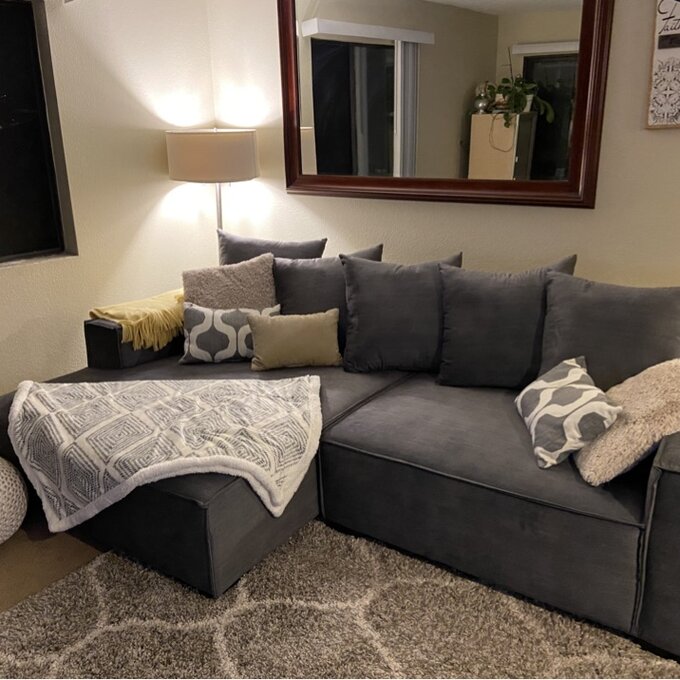 【Furniture】Madison 2 - Piece Upholstered Chaise Sectional