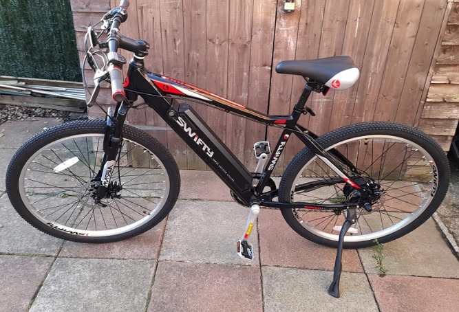 Swifty Electric Mountain Bike with Semi-Integrated Battery